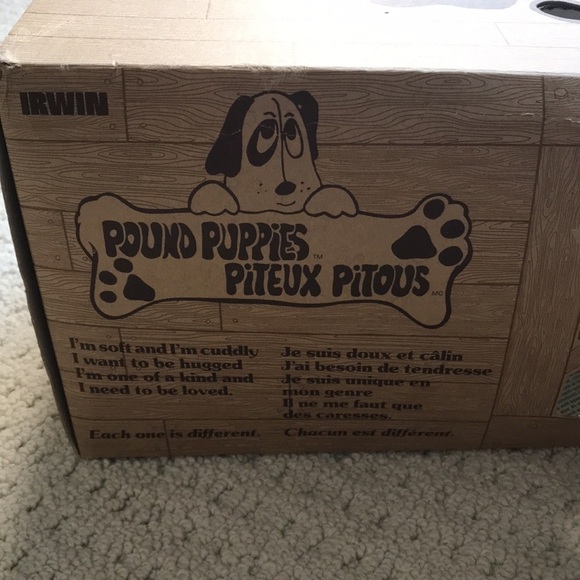 Vintage NEW First Canada Edition Pound Puppy NOS 1984 - Picture 12 of 16